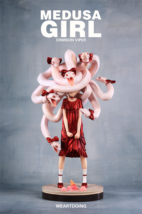 WeArtDoing x Yoshioka Medusa Girl Crimson Viper Art Figure
