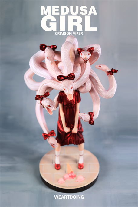 WeArtDoing x Yoshioka Medusa Girl Crimson Viper Art Figure
