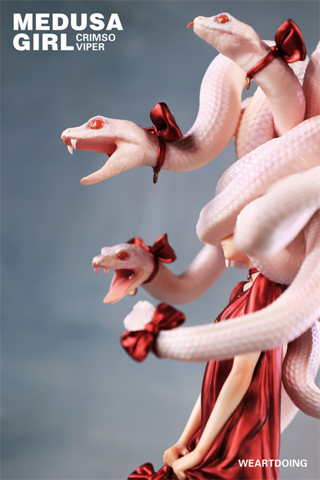 WeArtDoing x Yoshioka Medusa Girl Crimson Viper Art Figure