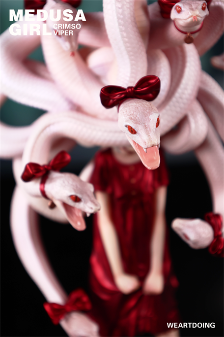 WeArtDoing x Yoshioka Medusa Girl Crimson Viper Art Figure