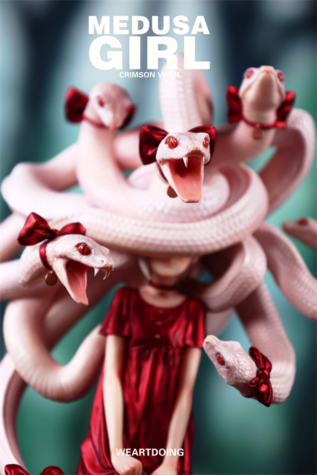 WeArtDoing x Yoshioka Medusa Girl Crimson Viper Art Figure