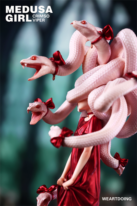 WeArtDoing x Yoshioka Medusa Girl Crimson Viper Art Figure