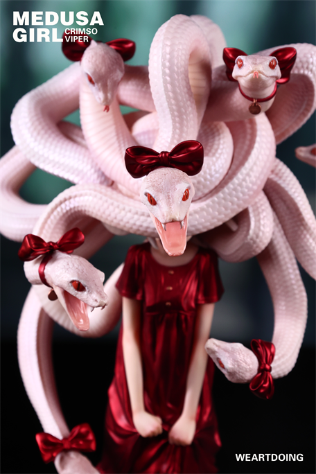 WeArtDoing x Yoshioka Medusa Girl Crimson Viper Art Figure