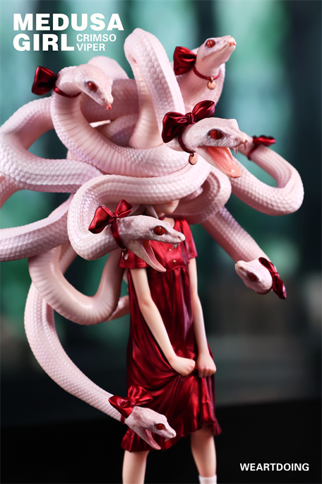 WeArtDoing x Yoshioka Medusa Girl Crimson Viper Art Figure