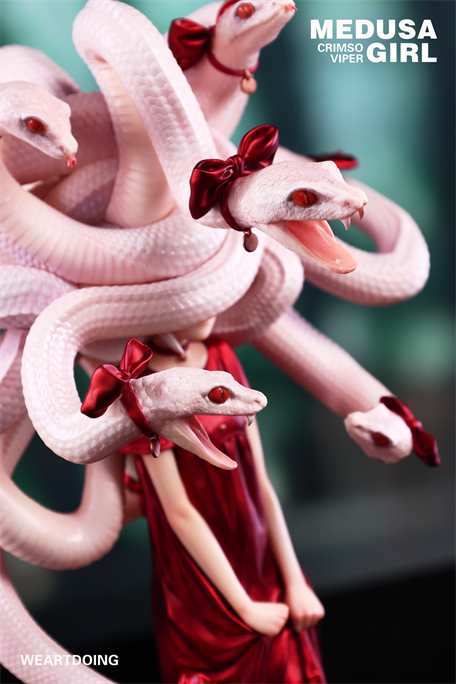 WeArtDoing x Yoshioka Medusa Girl Crimson Viper Art Figure