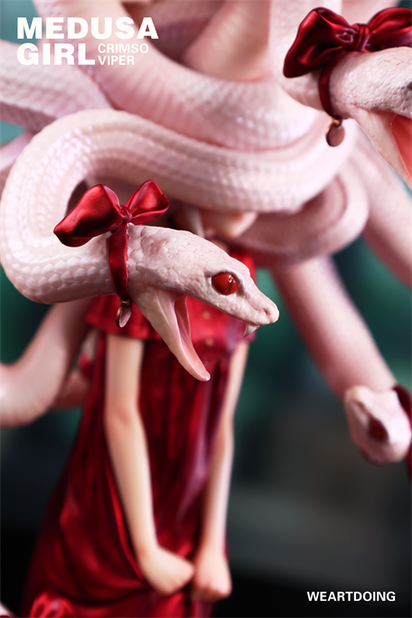 WeArtDoing x Yoshioka Medusa Girl Crimson Viper Art Figure