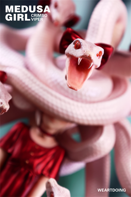 WeArtDoing x Yoshioka Medusa Girl Crimson Viper Art Figure