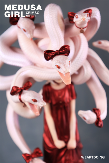 WeArtDoing x Yoshioka Medusa Girl Crimson Viper Art Figure