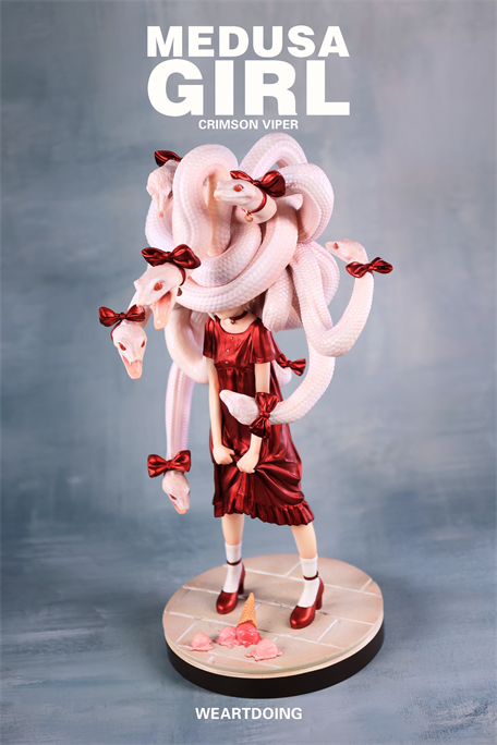WeArtDoing x Yoshioka Medusa Girl Crimson Viper Art Figure