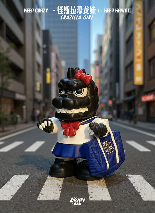 Crazilla Girl by OFFART X James Lee Godzilla Figure