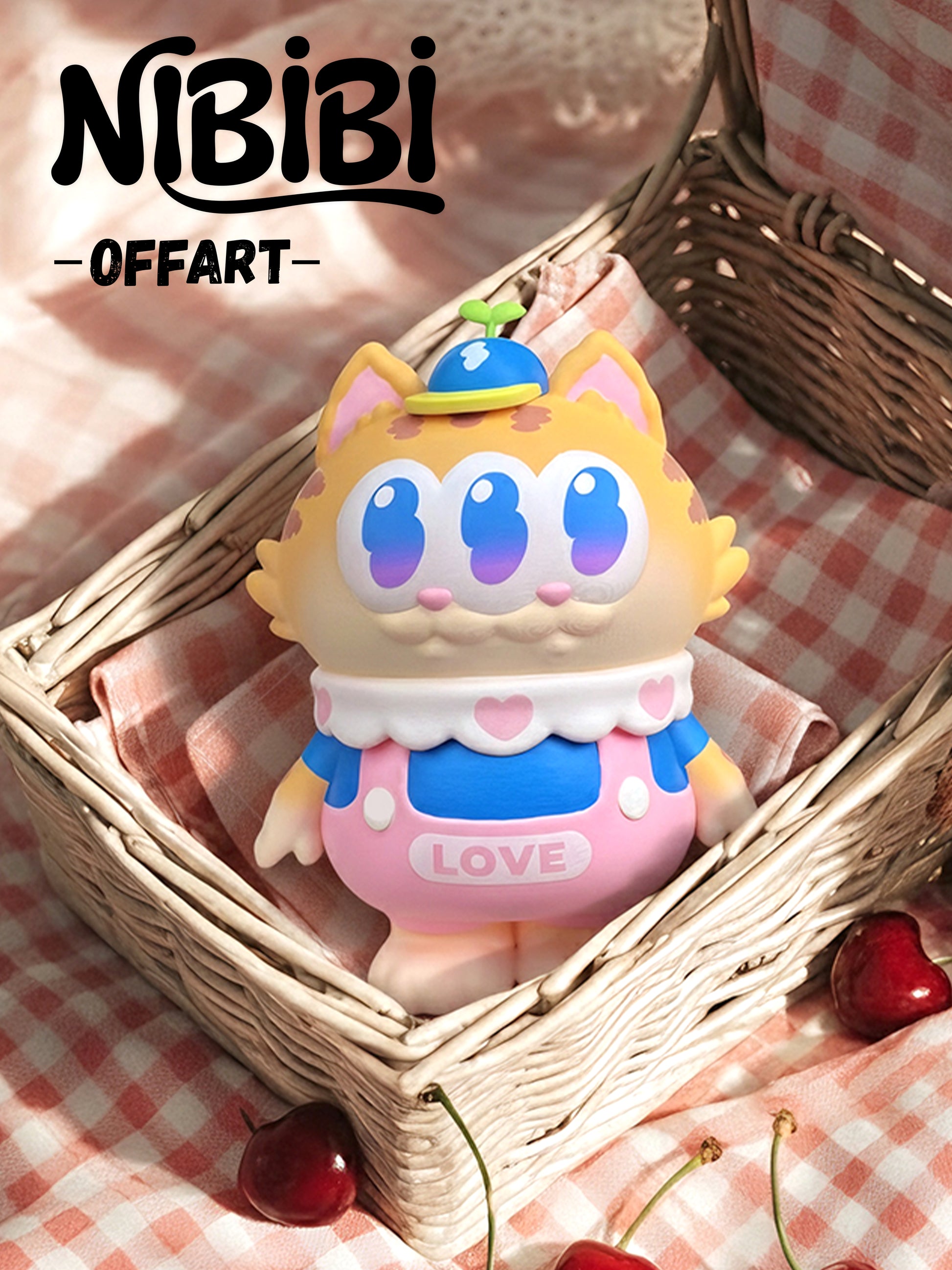 OFFART x NIBBI Three-Eyed Cat Statue