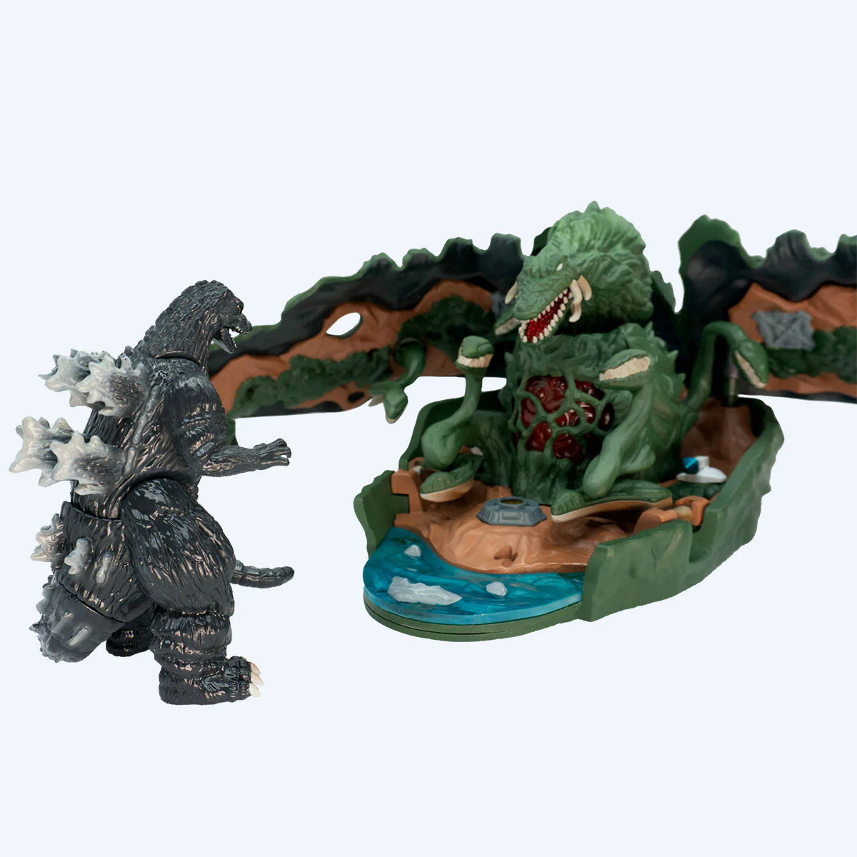 PeariA Godzilla vs. Biollante Pocket Toy Playset Two-Pack
