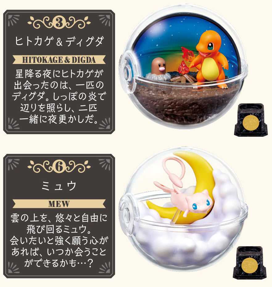 Re-MENT Pokémon Terrarium Collection - contoh seri sebelumnya