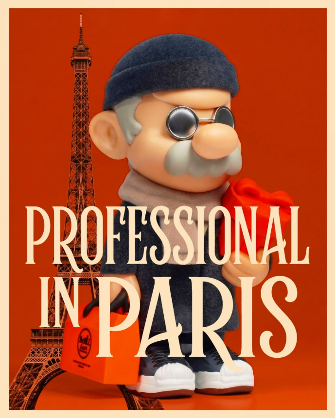 Fools Paradise SUP Professional in Paris Luxury Designer Mario Figure 