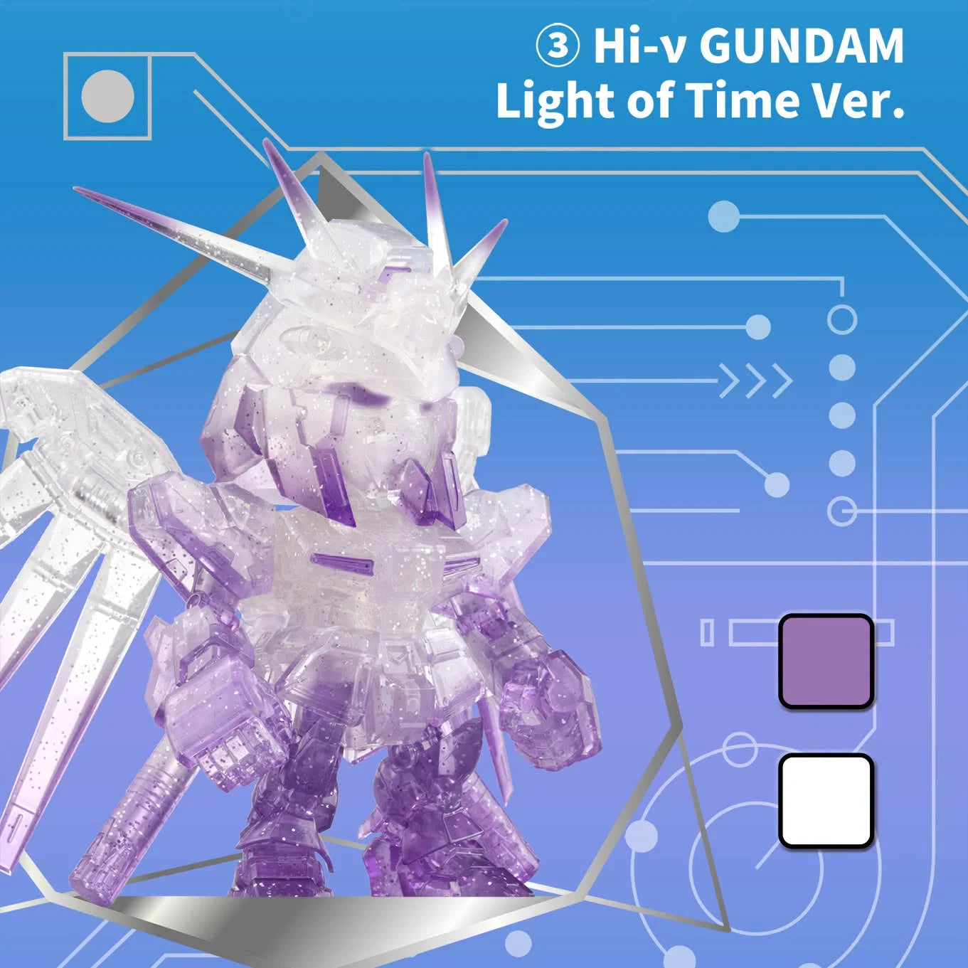 Bandai QMSV Mini Hi-ν Gundam Blind Box Figures