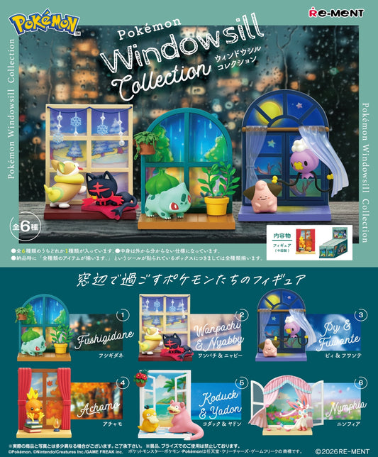 Re-Ment Pokemon Windowsill collection Miniature Figures