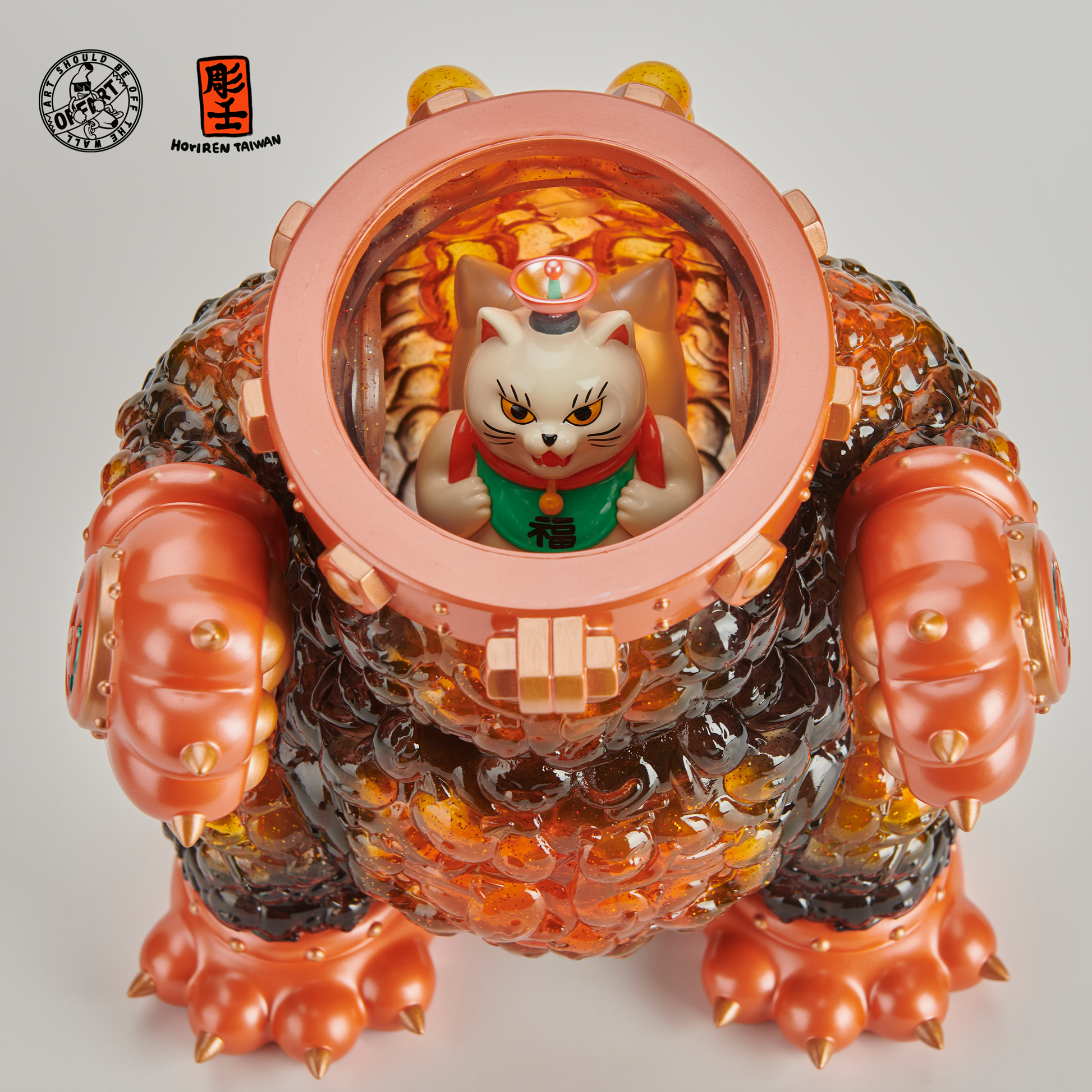 Red Flame Hundred Cats Full Body Kaiju Figure by OFFART X Horiren Red Flame Hundred Cats Full Body Kaiju Figure by OFFART X Horiren