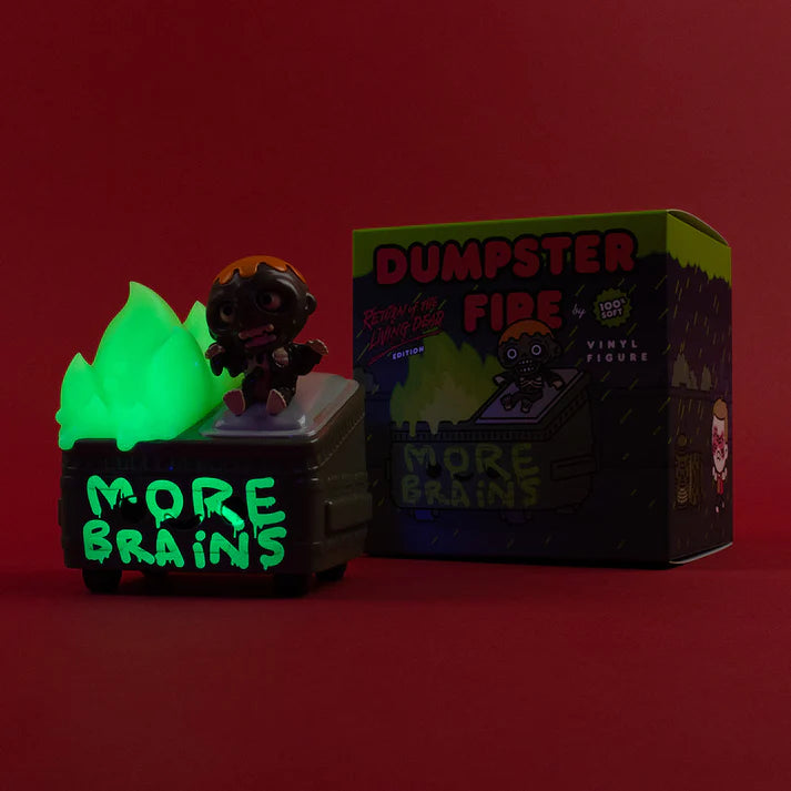 100% Soft Return of the Living Dead Dumpster Fire Vinyl Figure