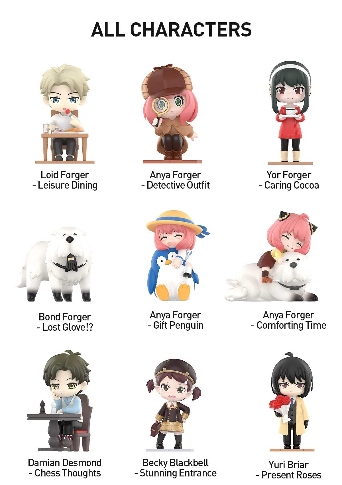 POP MART x GONG - SPY × FAMILY Daily Life Series Anime Figures