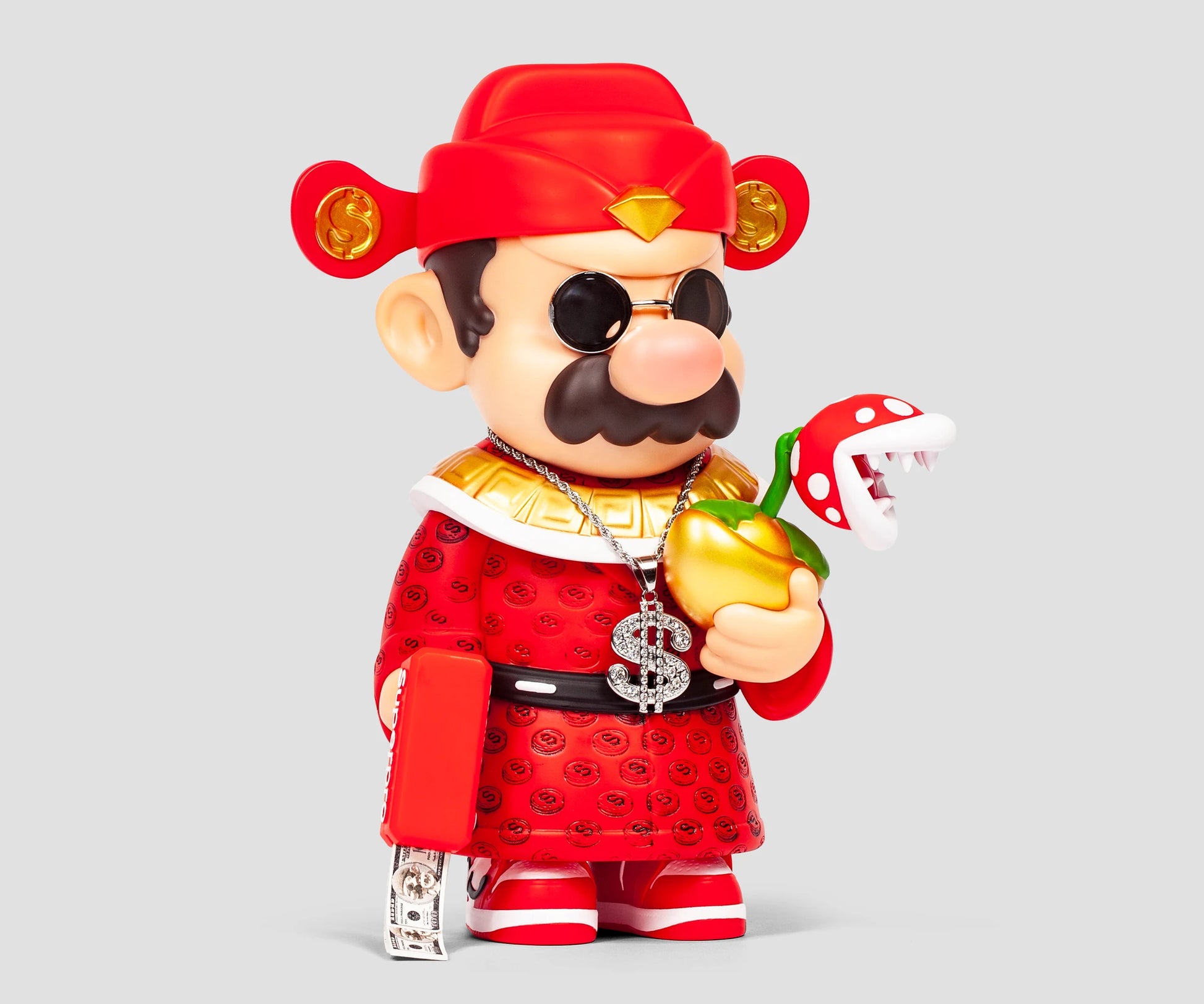 Super Mario Art Toy God of Wealth