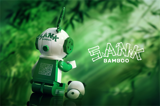 Sank Toys Block Builder Mahjong Art Figure with Panda Companion Sank Toys Block Builder Mahjong Art Figure with Panda Companion