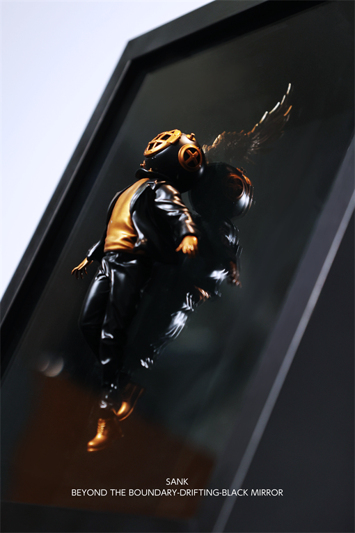 Sank Beyond the Boundary Drifting Black Mirror Wall Art