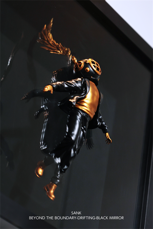 Sank Beyond the Boundary Drifting Black Mirror Wall Art