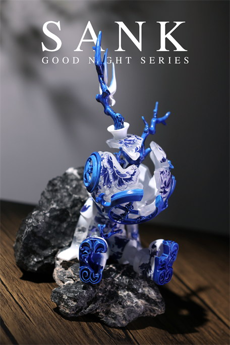 Sank Good Night Series - China Blue Art Toy Figure