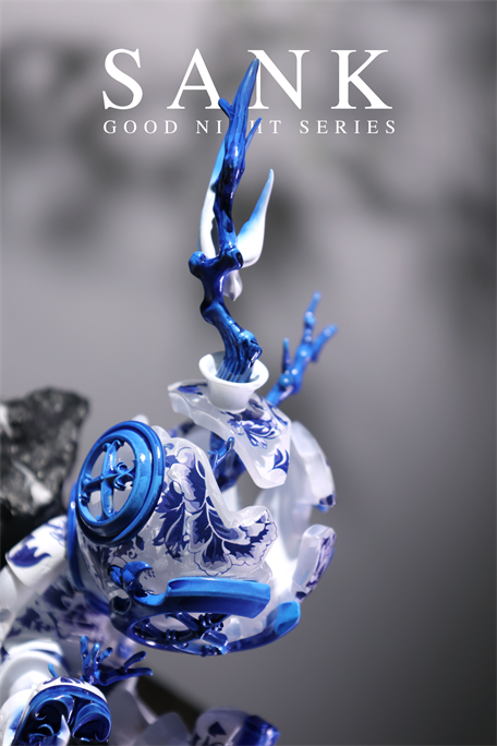 Sank Good Night Series - China Blue Art Toy Figure
