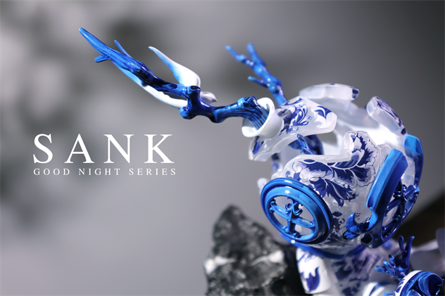 Sank Good Night Series - China Blue Art Toy Figure
