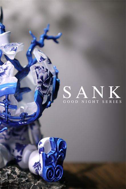 Sank Good Night Series - China Blue Art Toy Figure