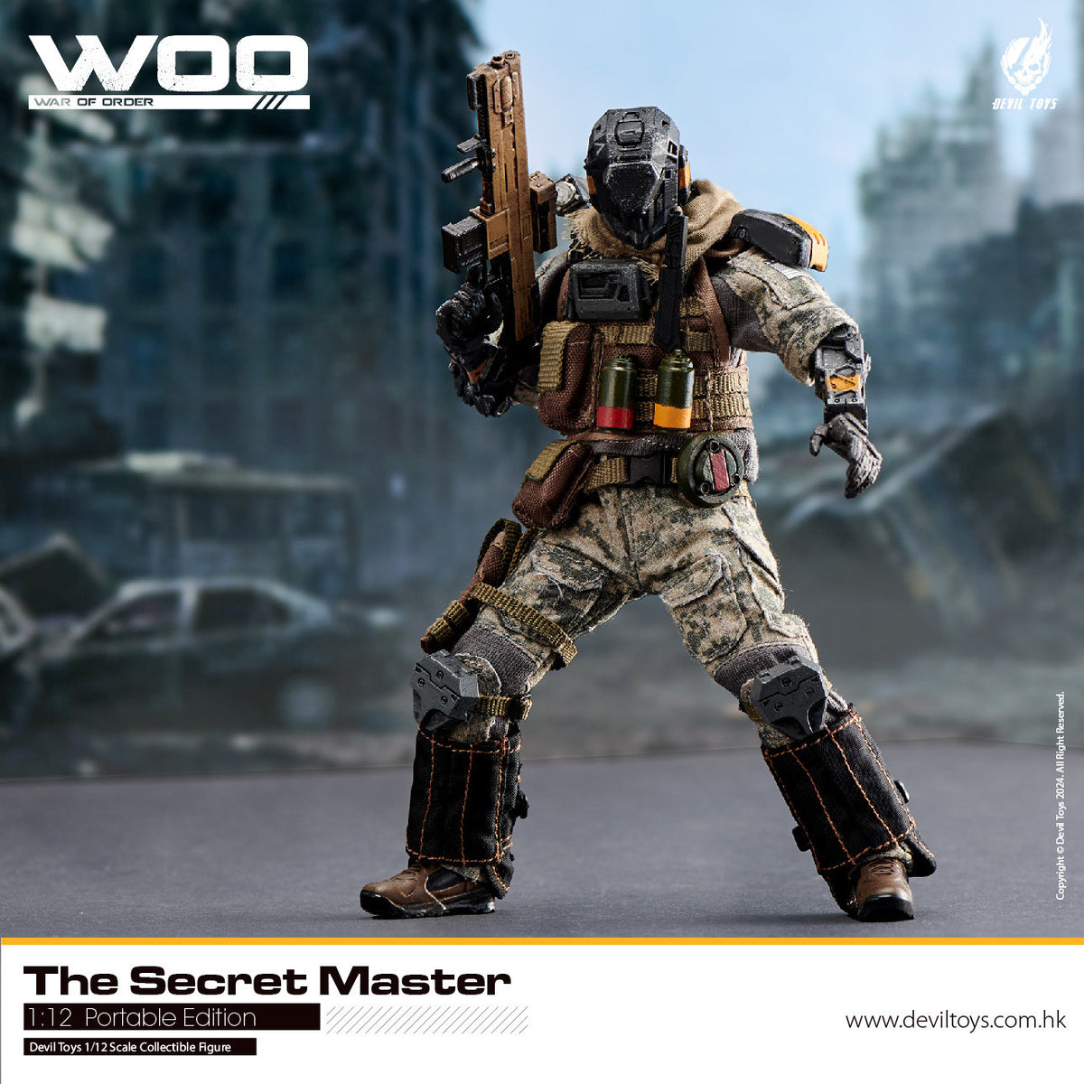 Top Secret Figure Way of Order Secret Master (OG) 1:12 Action Figure by Devil Toys ...
