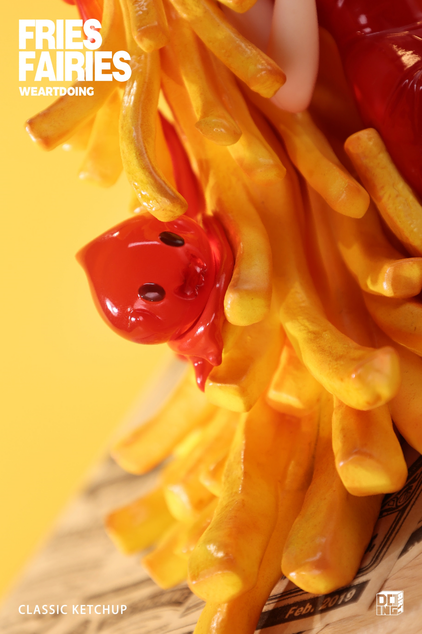 WeArtDoing Sleeping Beauty Fries Fairies Classic Ketchup Figure
