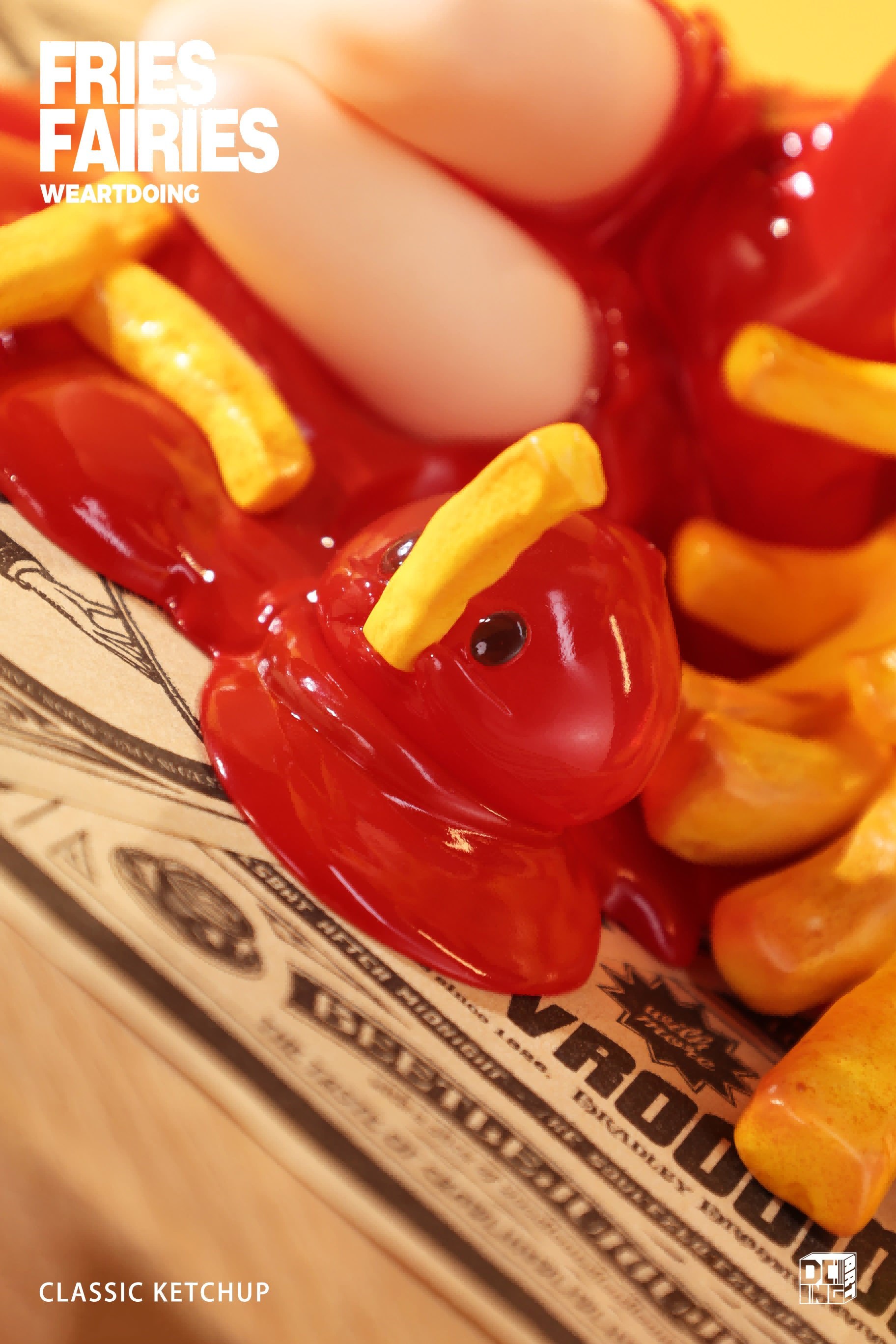 WeArtDoing Sleeping Beauty Fries Fairies Classic Ketchup Figure