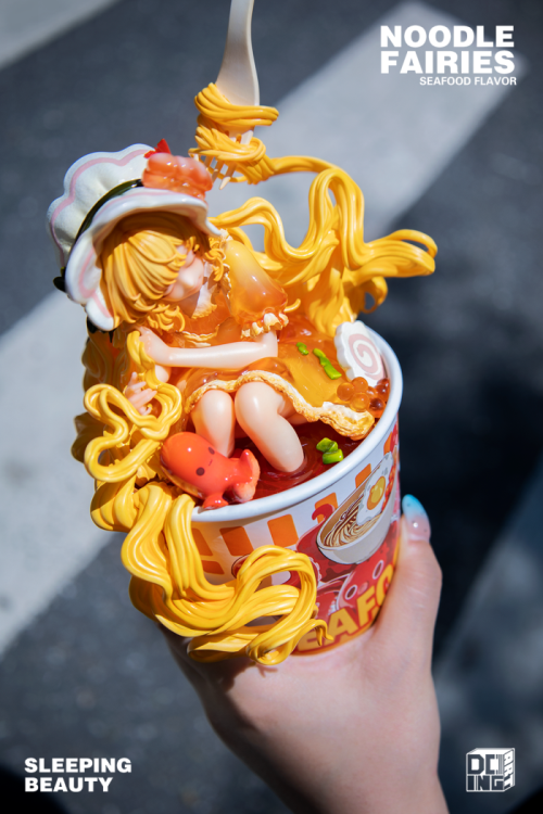 WeArtDoing Sleeping Beauty Noodle Fairies Seafood Flavor Art Figure