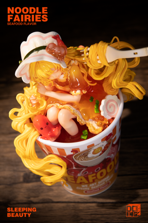 WeArtDoing Sleeping Beauty Noodle Fairies Seafood Flavor Art Figure
