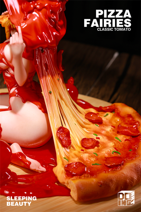 Sleeping Beauty Pizza Fairies Classic Tomato Art Statue