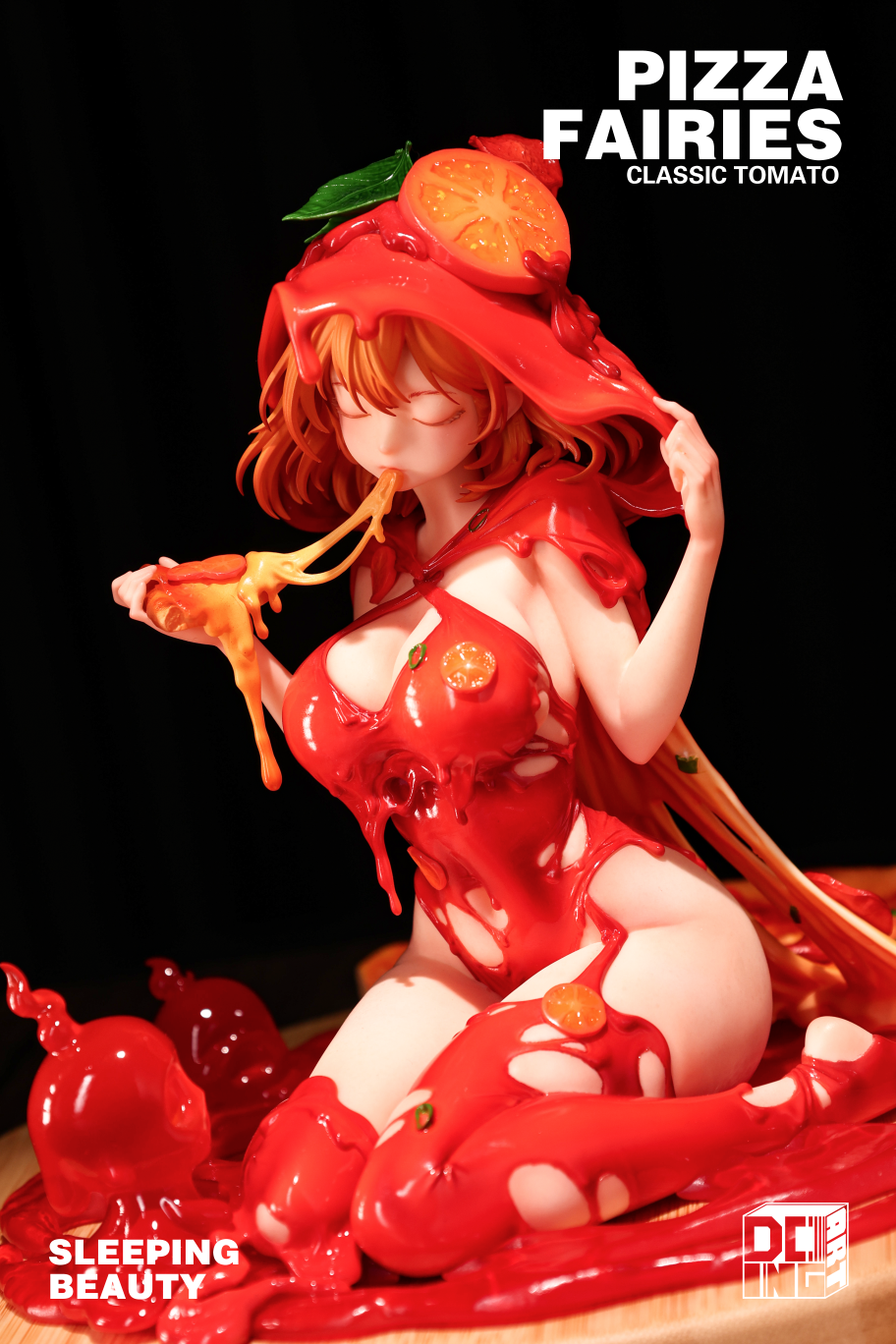 Sleeping Beauty Pizza Fairies Classic Tomato Art Statue