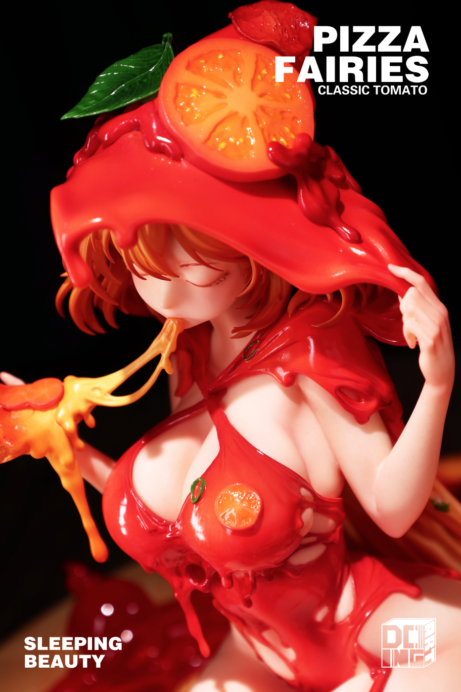 Sleeping Beauty Pizza Fairies Classic Tomato Art Statue