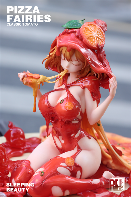 Sleeping Beauty Pizza Fairies Classic Tomato Art Statue