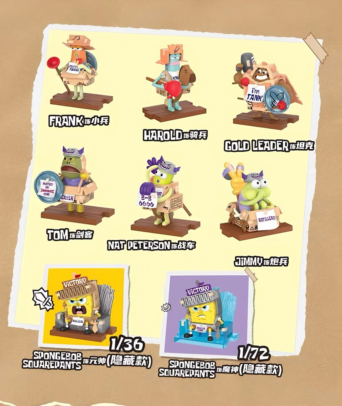 SpongeBob SquarePants The Stage of the Brave Blind Box Series
