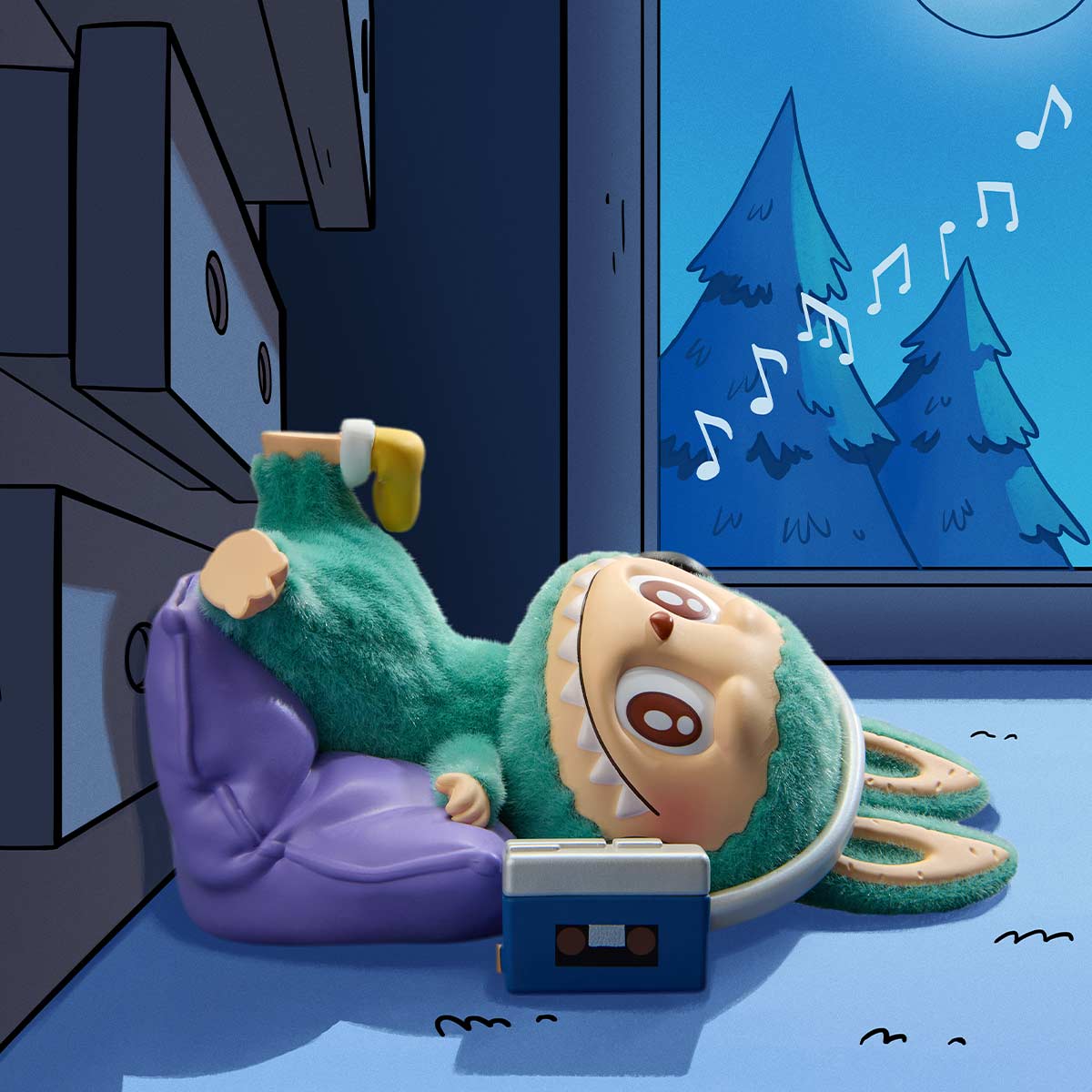 THE MONSTERS 1 A.M. Series Figures Music Time