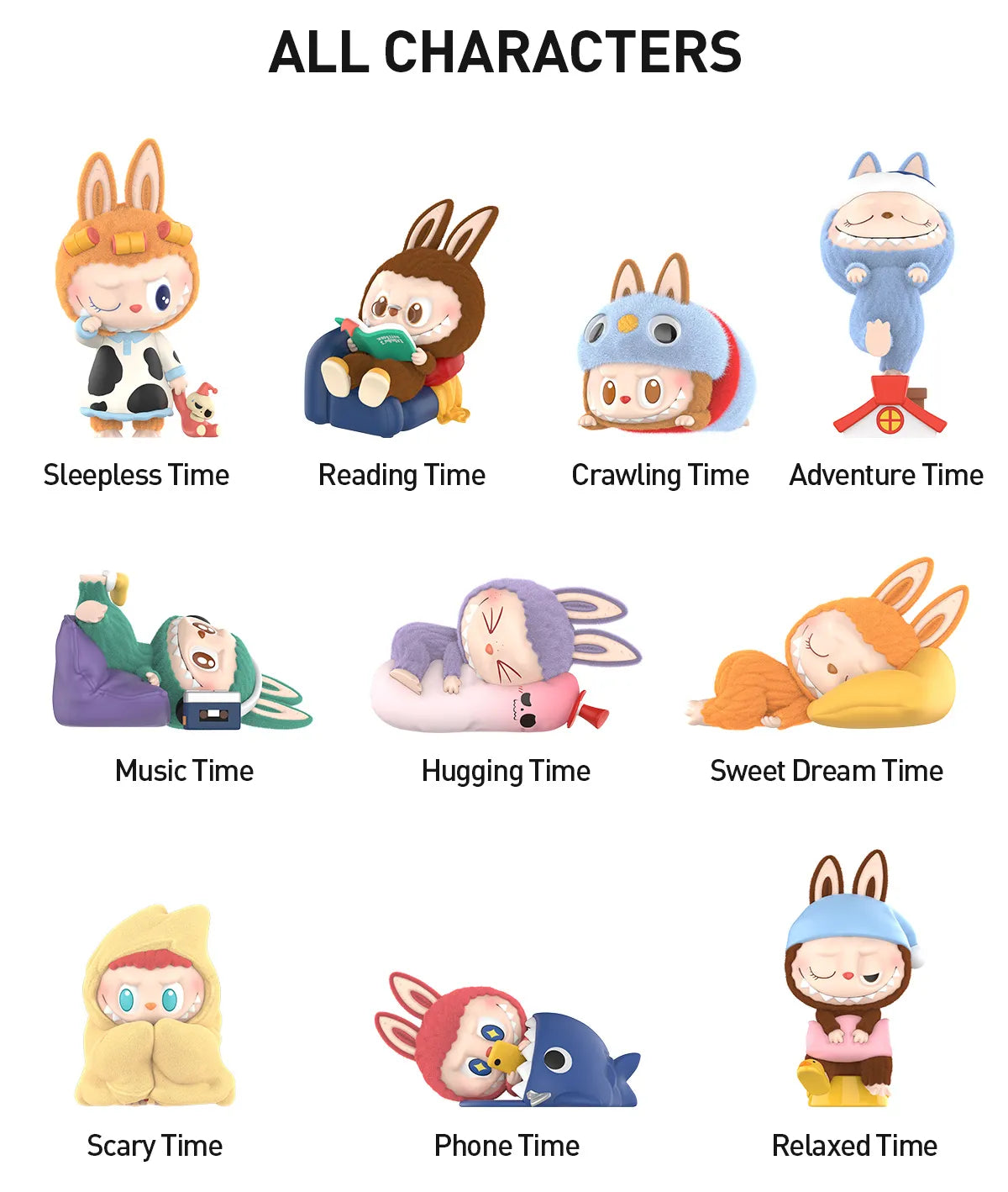 POP MART THE MONSTERS 1 A.M. Series Figures 