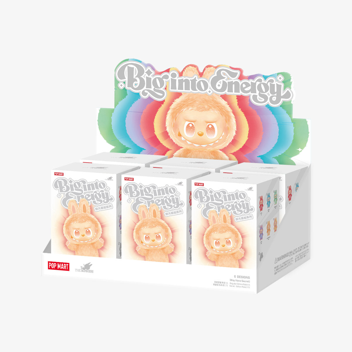 POP MART THE MONSTERS Big into Energy Series-Vinyl Plush Pendant Blind Box