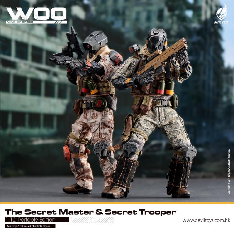 デビルトイズ 1/6スケール ウォー・オブ・オーダー シークレットマスター Way of Order Secret Master (OG) 1:12 Action Figure by Devil Toys