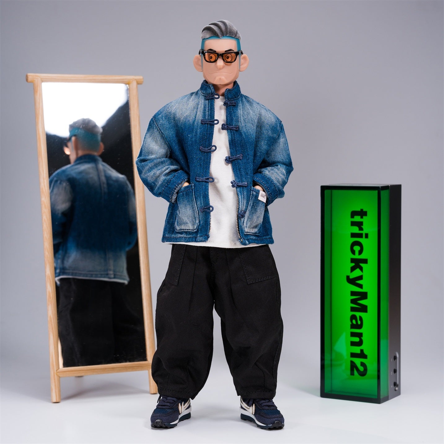 TrickyMan12 Denim Tang Suit (202501b) One Sixth Scale Action Figure