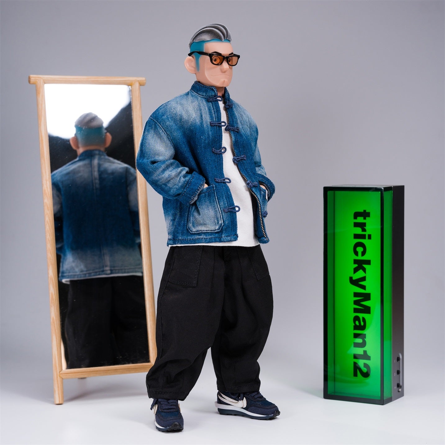 TrickyMan12 Denim Tang Suit (202501b) One Sixth Scale Action Figure
