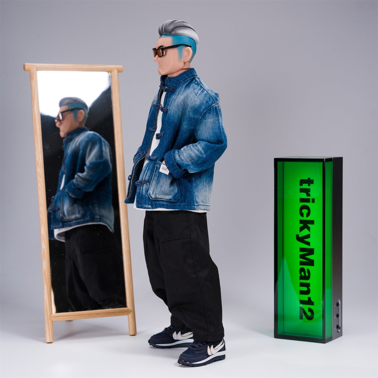 TrickyMan12 Denim Tang Suit (202501b) One Sixth Scale Action Figure