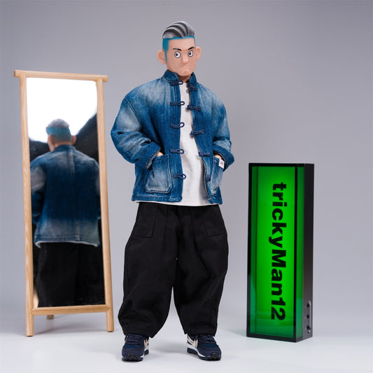 TrickyMan12 Denim Tang Suit (202501b) One Sixth Scale Action Figure