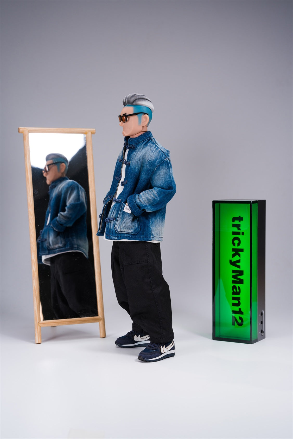 TrickyMan12 Denim Tang Suit (202501b) One Sixth Scale Action Figure